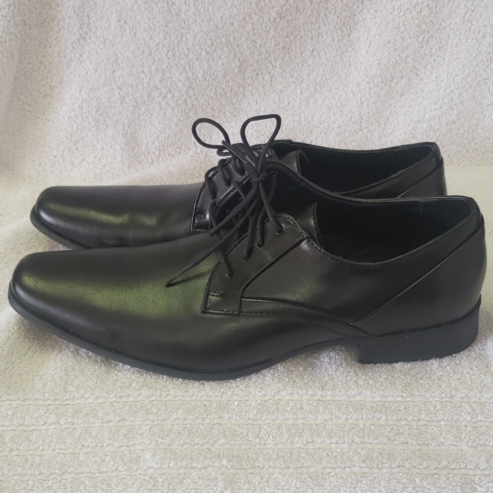 Calvin Klein Mens Jamal Black Oxford 9.5